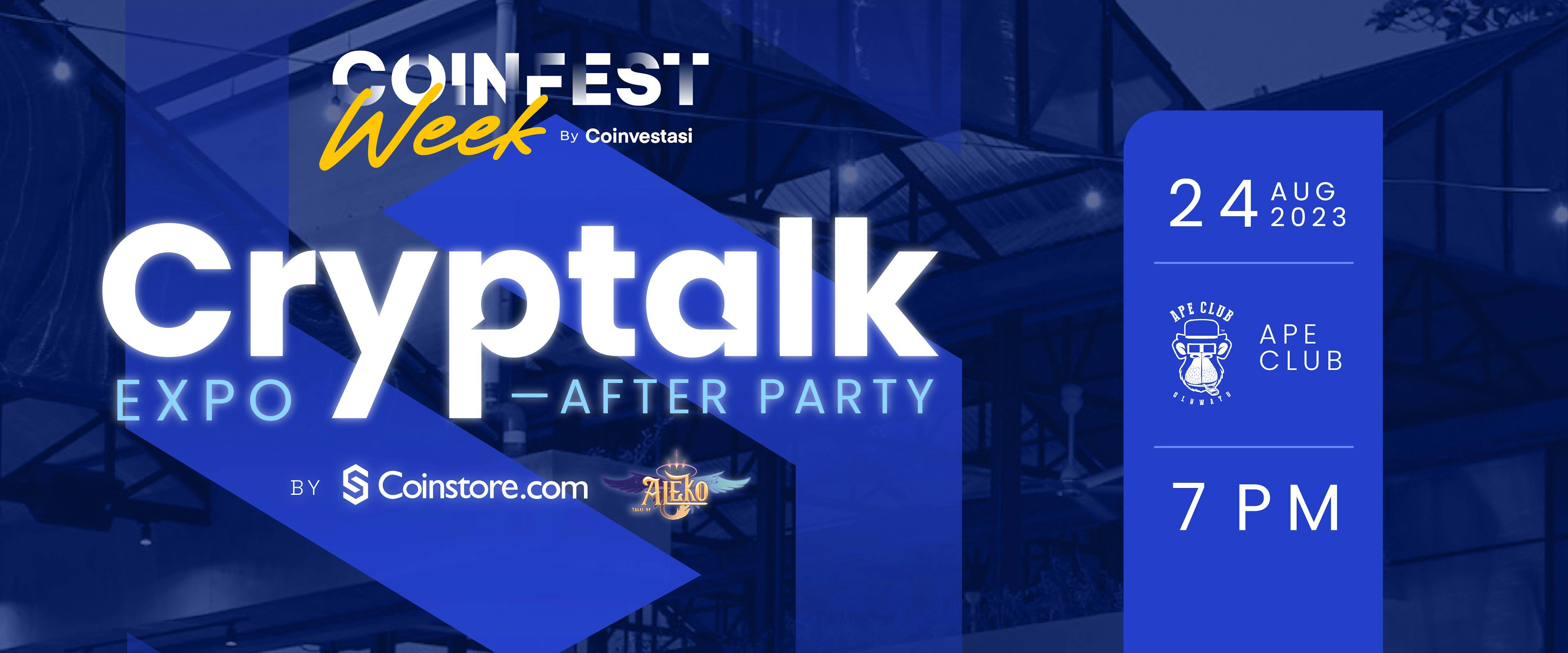 Cryptalk Expo - After Party
